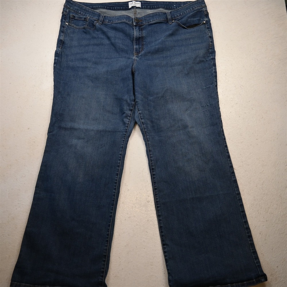 Lane Bryant 26 Mid Rise Signature Fit Boot Medium Stretch Denim Womens Jeans